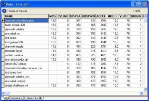 SimStat Data Management