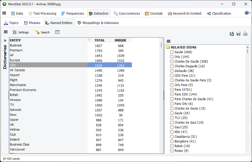 Improvement to Named Entity Recognition